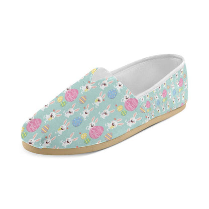 Easter Eggs Pattern Print Design RB014 Women Casual Shoes-JorJune.com