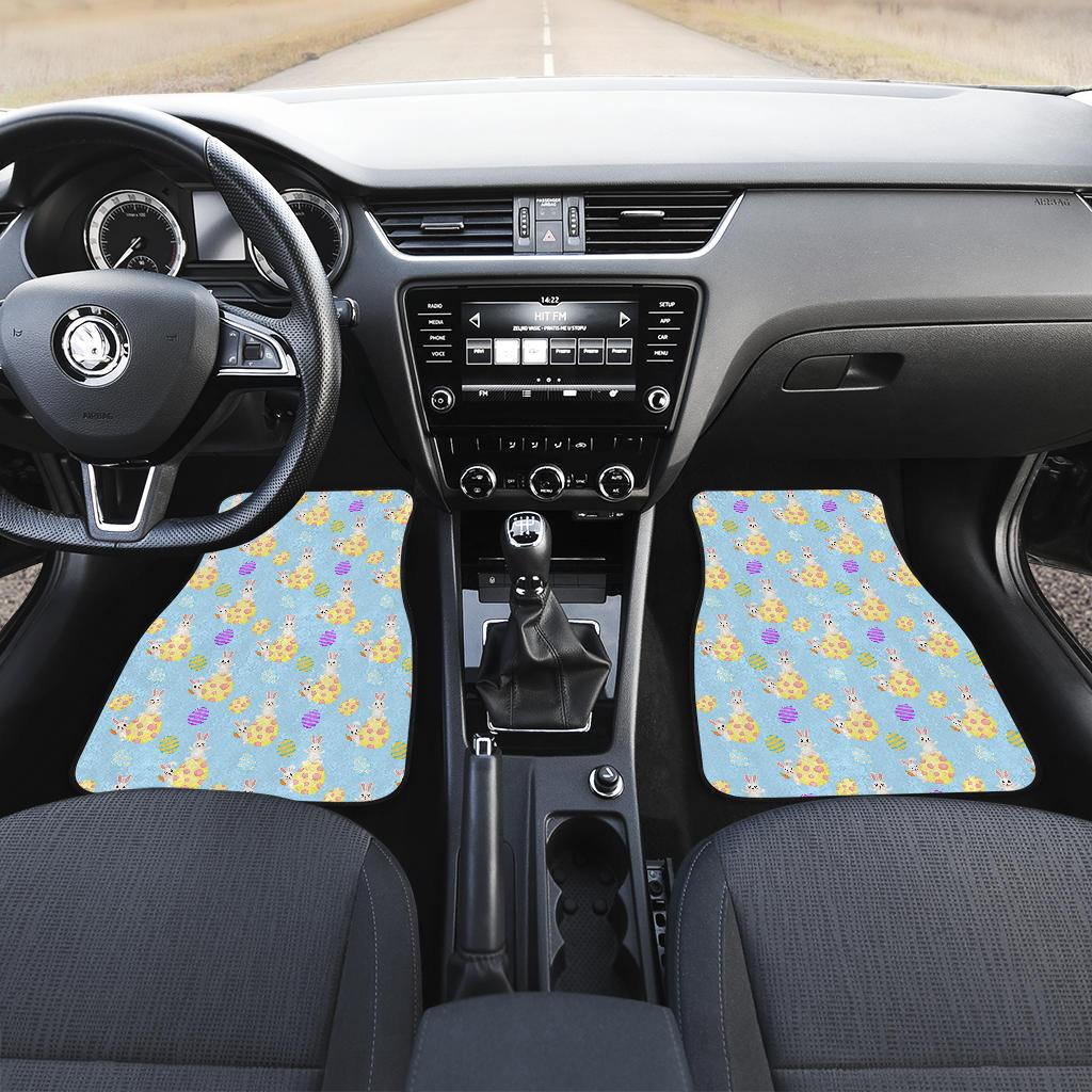 Easter Eggs Pattern Print Design RB015 Car Floor Mats-JorJune
