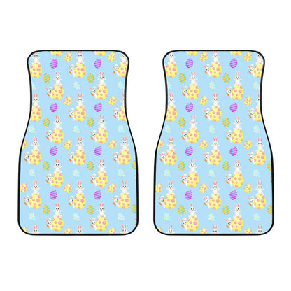 Easter Eggs Pattern Print Design RB015 Car Floor Mats-JorJune