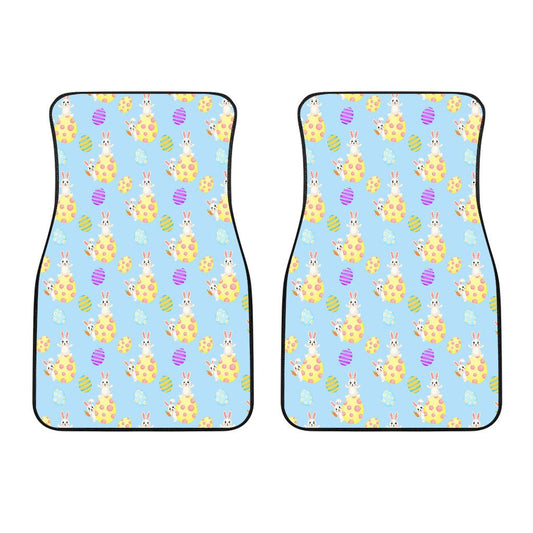 Easter Eggs Pattern Print Design RB015 Car Floor Mats-JorJune