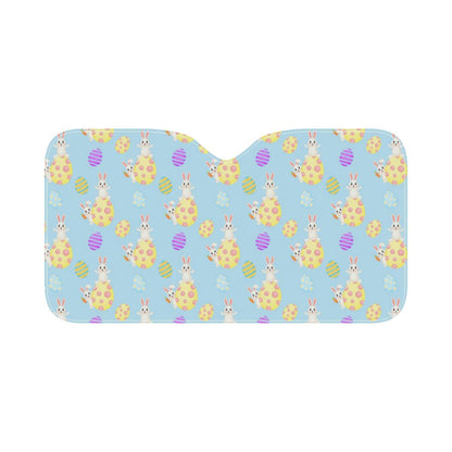 Easter Eggs Pattern Print Design RB015 Car Sun Shade-JorJune