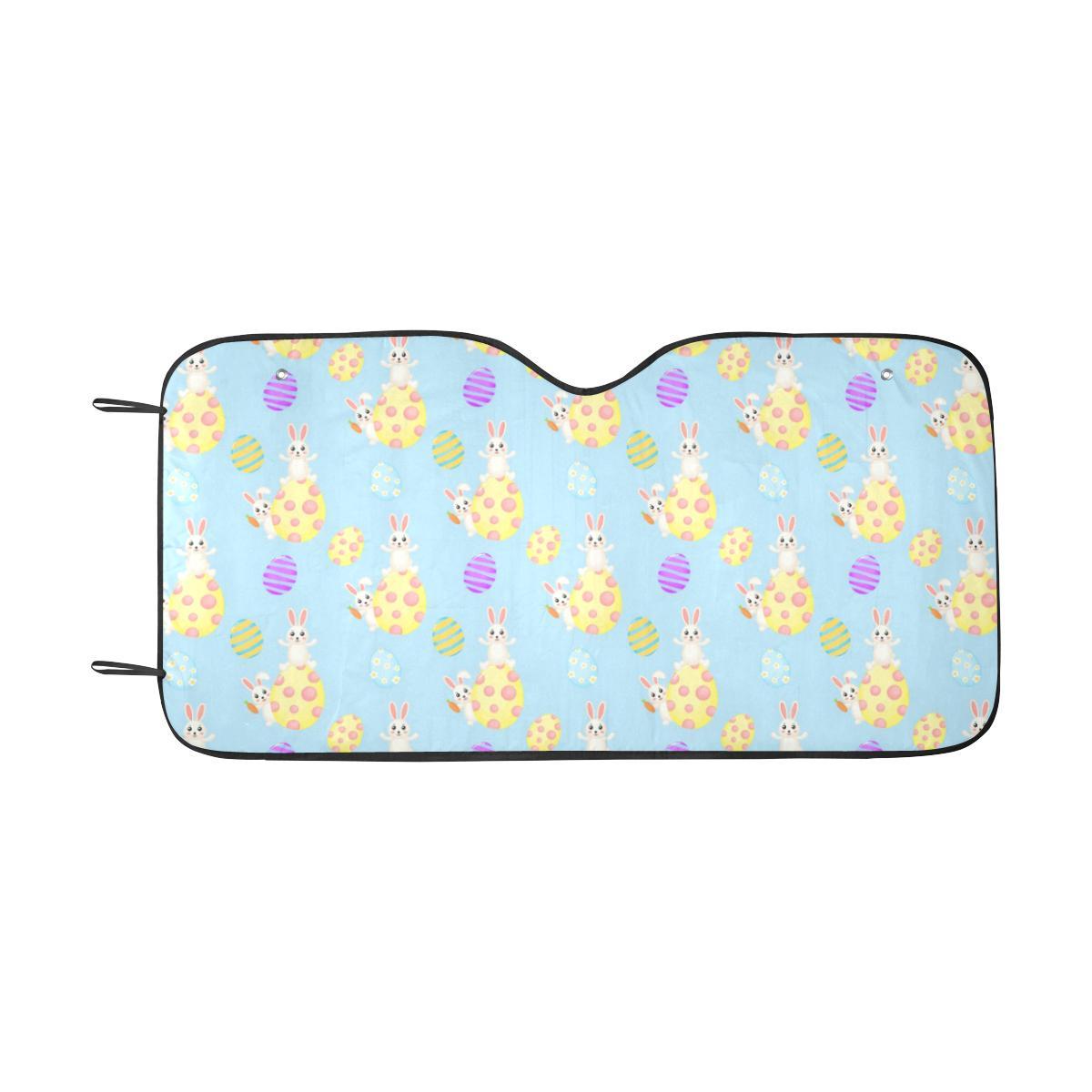Easter Eggs Pattern Print Design RB015 Car Sun Shade-JorJune