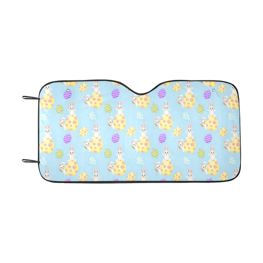 Easter Eggs Pattern Print Design RB015 Car Sun Shade-JorJune