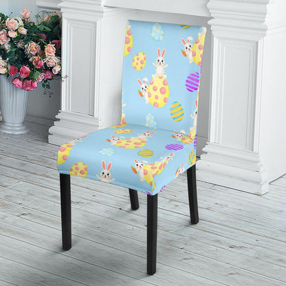 Easter Eggs Pattern Print Design RB015 Dining Chair Slipcover-JORJUNE.COM