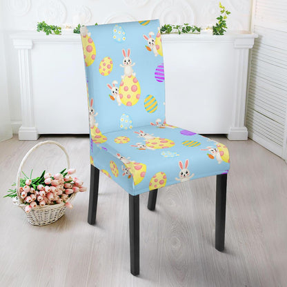 Easter Eggs Pattern Print Design RB015 Dining Chair Slipcover-JORJUNE.COM