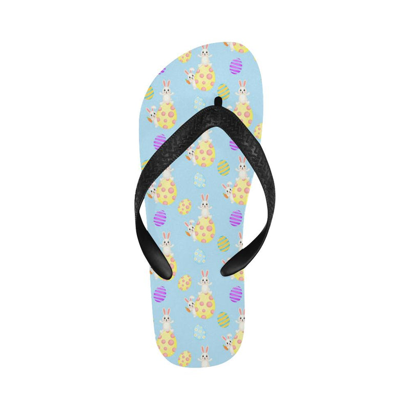 Easter Eggs Pattern Print Design RB015 Flip Flops-JorJune