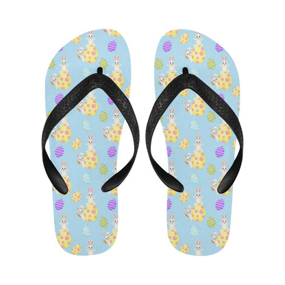 Easter Eggs Pattern Print Design RB015 Flip Flops-JorJune