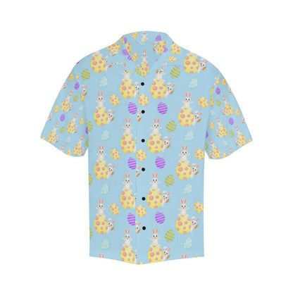 Easter Eggs Pattern Print Design RB015 Men Hawaiian Shirt-JorJune