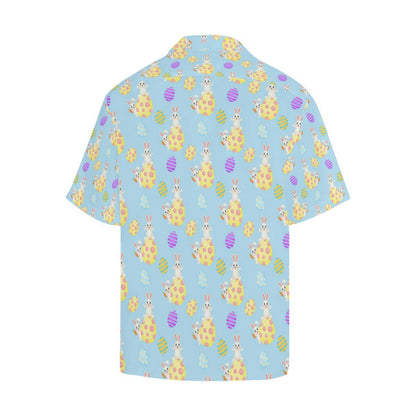Easter Eggs Pattern Print Design RB015 Men Hawaiian Shirt-JorJune