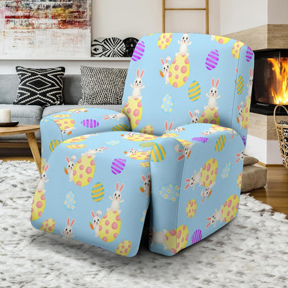 Easter Eggs Pattern Print Design RB015 Recliner Slipcover-JORJUNE.COM