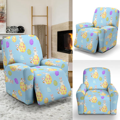 Easter Eggs Pattern Print Design RB015 Recliner Slipcover-JORJUNE.COM