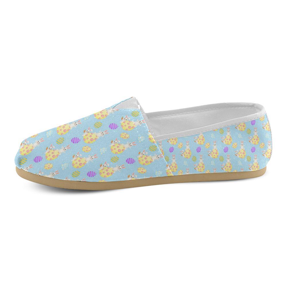Easter Eggs Pattern Print Design RB015 Women Casual Shoes-JorJune.com