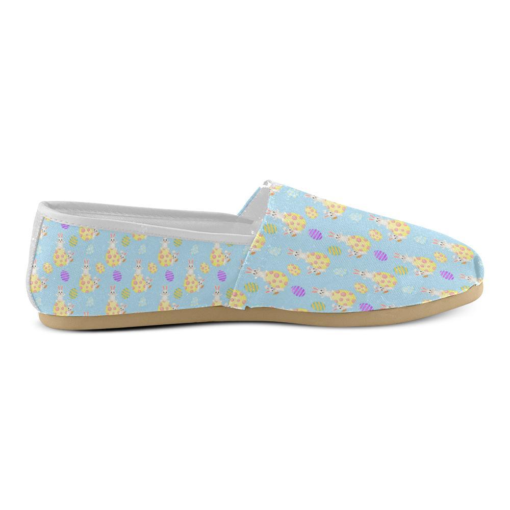 Easter Eggs Pattern Print Design RB015 Women Casual Shoes-JorJune.com