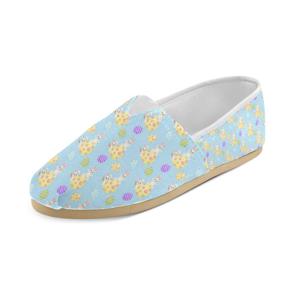 Easter Eggs Pattern Print Design RB015 Women Casual Shoes-JorJune.com