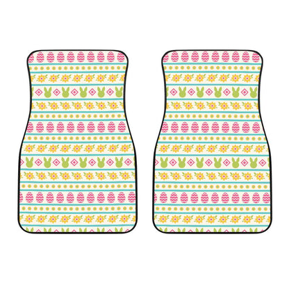 Easter Eggs Pattern Print Design RB016 Car Floor Mats-JorJune