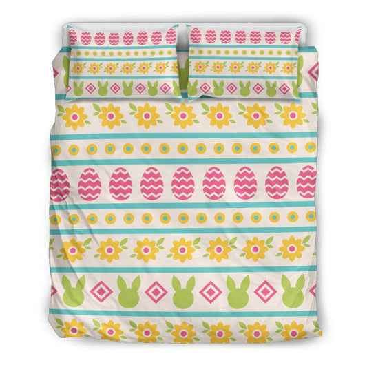Easter Eggs Pattern Print Design RB016 Duvet Cover Bedding Set-JORJUNE.COM