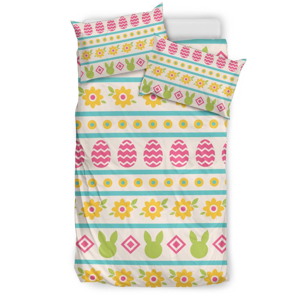 Easter Eggs Pattern Print Design RB016 Duvet Cover Bedding Set-JORJUNE.COM