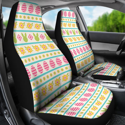 Easter Eggs Pattern Print Design RB016 Universal Fit Car Seat Covers-JorJune