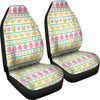 Easter Eggs Pattern Print Design RB016 Universal Fit Car Seat Covers-JorJune