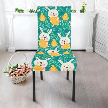 Easter Eggs Pattern Print Design RB02 Dining Chair Slipcover-JORJUNE.COM