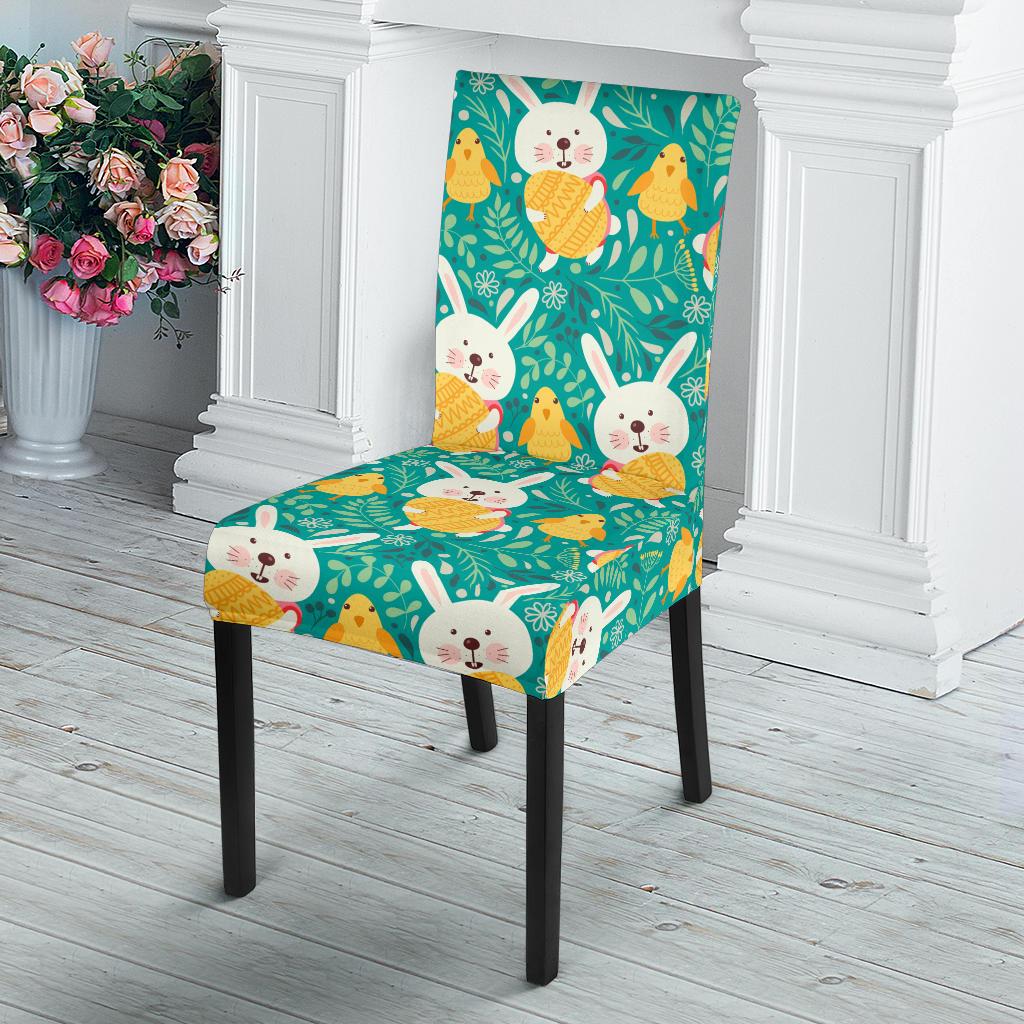 Easter Eggs Pattern Print Design RB02 Dining Chair Slipcover-JORJUNE.COM