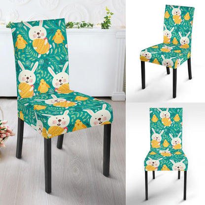 Easter Eggs Pattern Print Design RB02 Dining Chair Slipcover-JORJUNE.COM