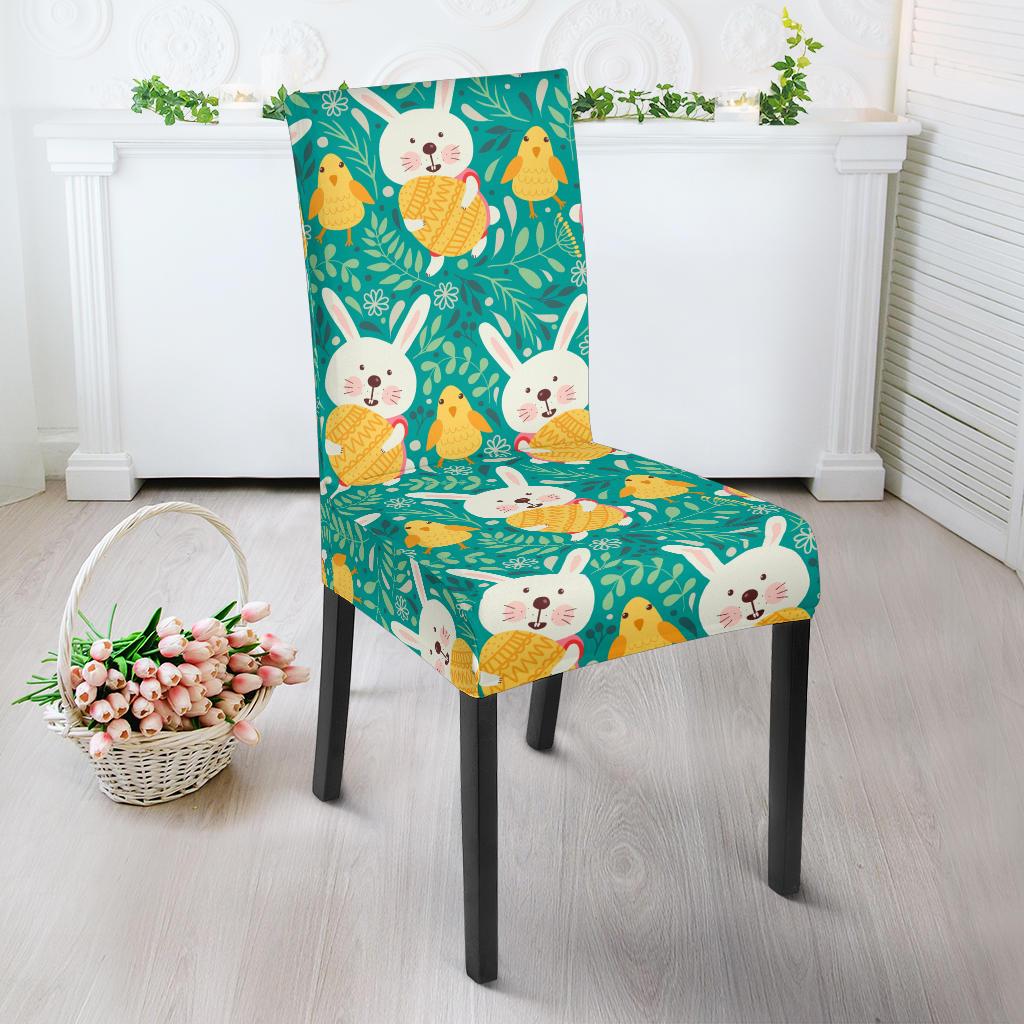 Easter Eggs Pattern Print Design RB02 Dining Chair Slipcover-JORJUNE.COM