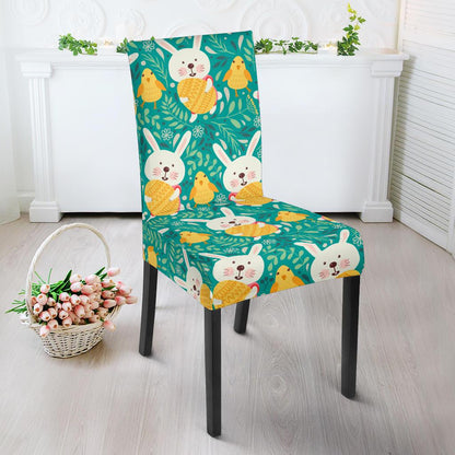 Easter Eggs Pattern Print Design RB02 Dining Chair Slipcover-JORJUNE.COM