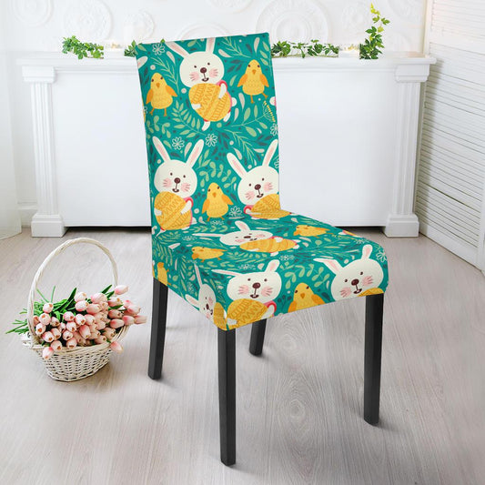 Easter Eggs Pattern Print Design RB02 Dining Chair Slipcover-JORJUNE.COM