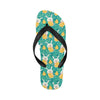 Easter Eggs Pattern Print Design RB02 Flip Flops-JorJune