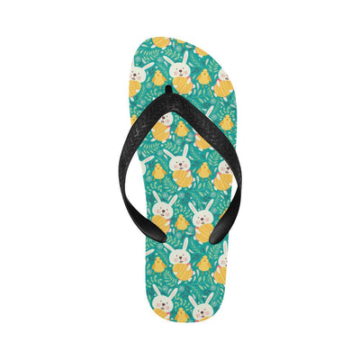 Easter Eggs Pattern Print Design RB02 Flip Flops-JorJune