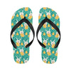 Easter Eggs Pattern Print Design RB02 Flip Flops-JorJune