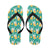 Easter Eggs Pattern Print Design RB02 Flip Flops-JorJune