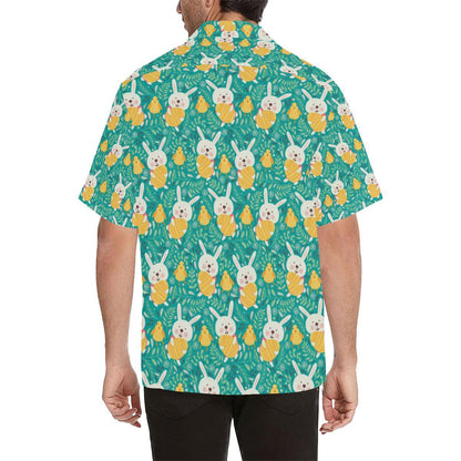 Easter Eggs Pattern Print Design RB02 Men Hawaiian Shirt-JorJune