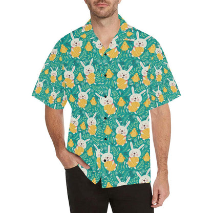 Easter Eggs Pattern Print Design RB02 Men Hawaiian Shirt-JorJune