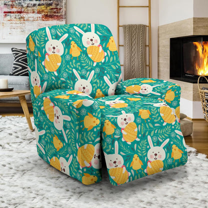 Easter Eggs Pattern Print Design RB02 Recliner Slipcover-JORJUNE.COM