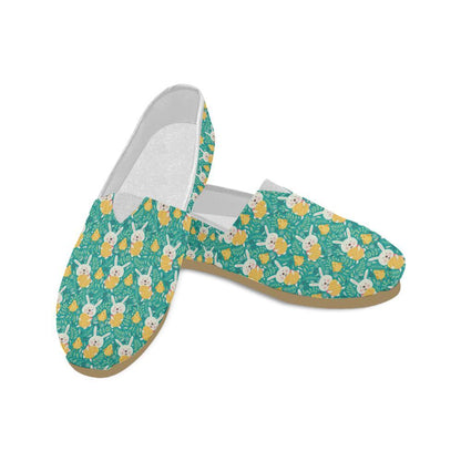 Easter Eggs Pattern Print Design RB02 Women Casual Shoes-JorJune.com