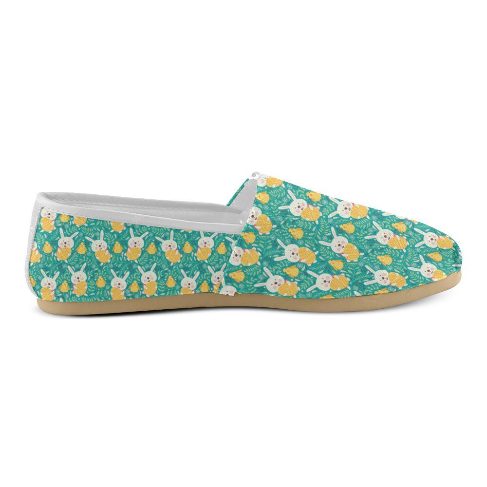 Easter Eggs Pattern Print Design RB02 Women Casual Shoes-JorJune.com