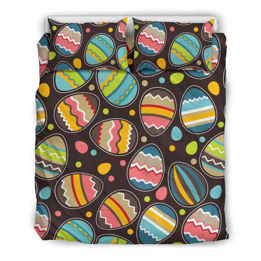 Easter Eggs Pattern Print Design RB03 Duvet Cover Bedding Set-JORJUNE.COM