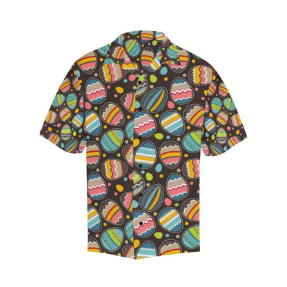 Easter Eggs Pattern Print Design RB03 Men Hawaiian Shirt-JorJune