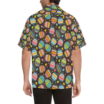 Easter Eggs Pattern Print Design RB03 Men Hawaiian Shirt-JorJune