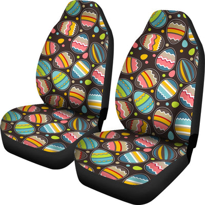 Easter Eggs Pattern Print Design RB03 Universal Fit Car Seat Covers-JorJune