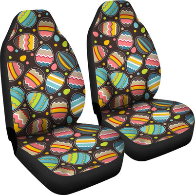 Easter Eggs Pattern Print Design RB03 Universal Fit Car Seat Covers-JorJune