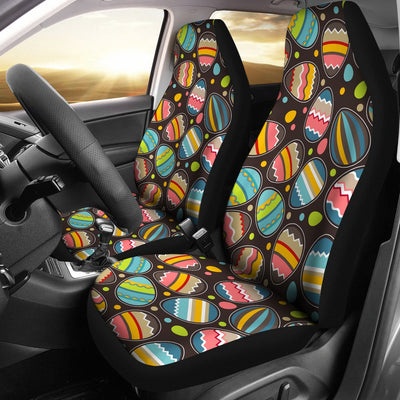 Easter Eggs Pattern Print Design RB03 Universal Fit Car Seat Covers-JorJune