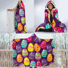 Easter Eggs Pattern Print Design RB04 Hooded Blanket-JORJUNE.COM