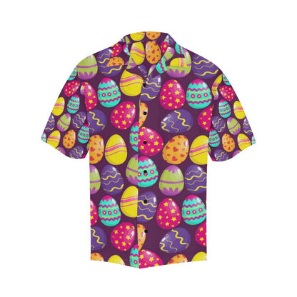 Easter Eggs Pattern Print Design RB04 Men Hawaiian Shirt-JorJune