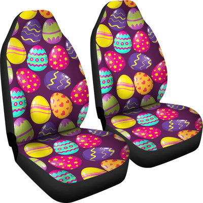 Easter Eggs Pattern Print Design RB04 Universal Fit Car Seat Covers-JorJune