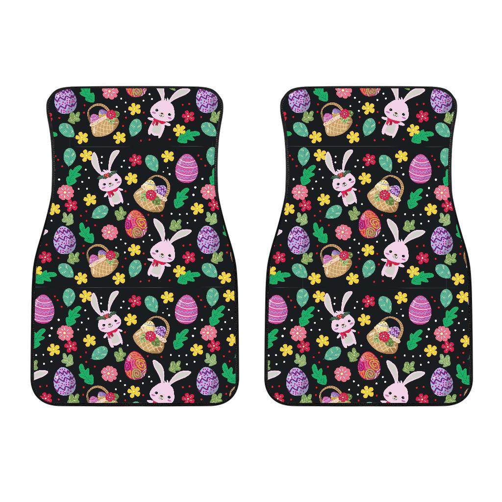 Easter Eggs Pattern Print Design RB05 Car Floor Mats-JorJune
