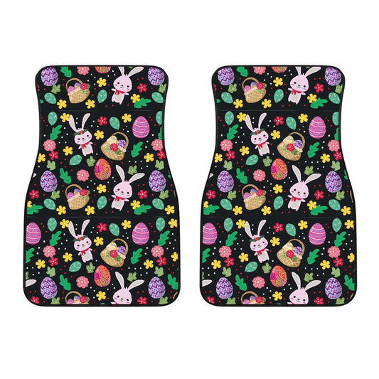 Easter Eggs Pattern Print Design RB05 Car Floor Mats-JorJune