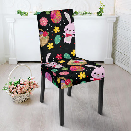 Easter Eggs Pattern Print Design RB05 Dining Chair Slipcover-JORJUNE.COM